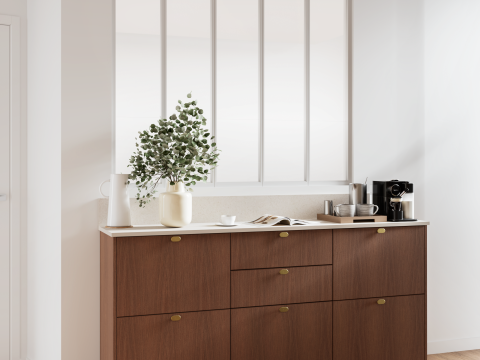 plum living Cuisine Noyer naturel