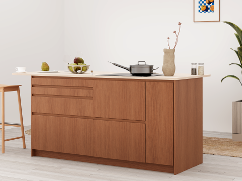plum living Küche Honig Eiche