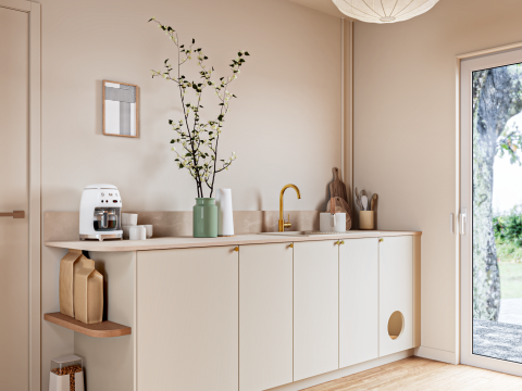 plum living Küche Beige 04 - Lin