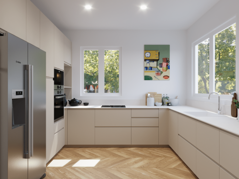 plum living Küche Beige 04 - Lin