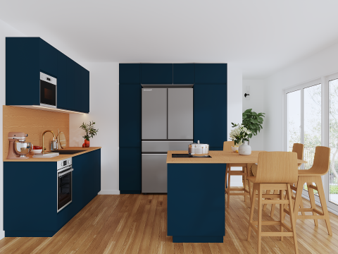 plum living Cuisine Bleu nuit