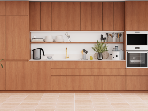 plum living Kitchen Honey oak