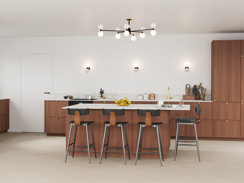 plum living Cuisine Noyer naturel