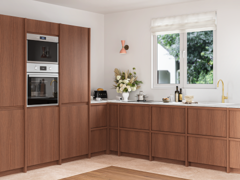 plum living Kitchen Natural Walnut