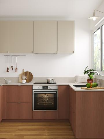 plum living Kitchen Natural Walnut, Beige 04 - Lin