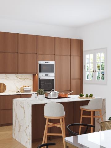 plum living Kitchen Natural Walnut
