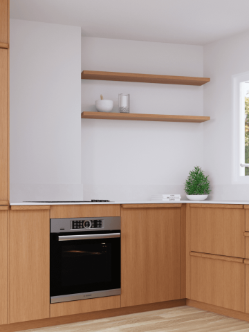 plum living Küche Honig Eiche