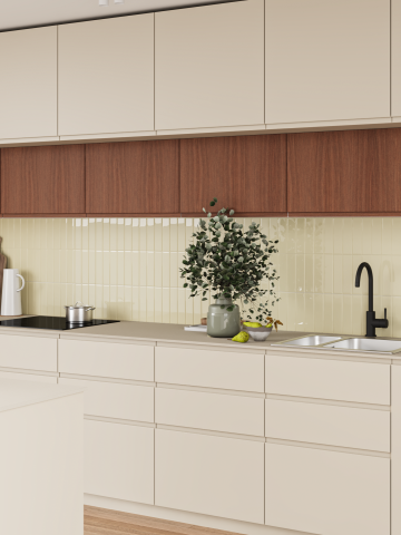 plum living Cuisine Noyer naturel, Lin