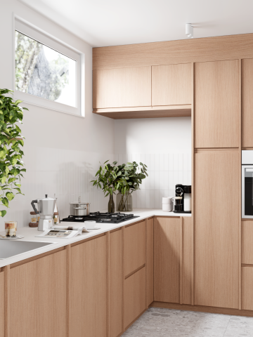 plum living Kitchen Natural Oak
