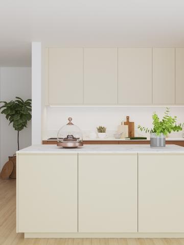 plum living Kitchen Natural Oak, Beige 05 - Ivoire
