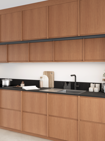 plum living Cuisine Noyer naturel