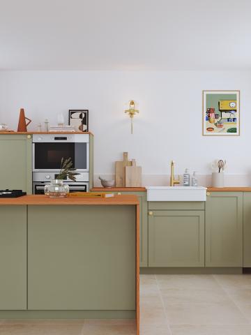 plum living Kitchen Green 05 - Stone
