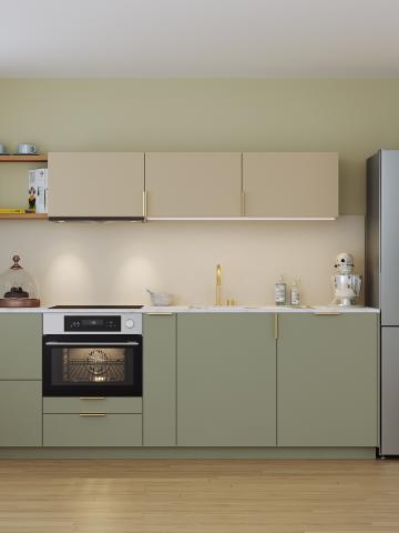 plum living Kitchen Green 05 - Stone, Beige 04 - Lin