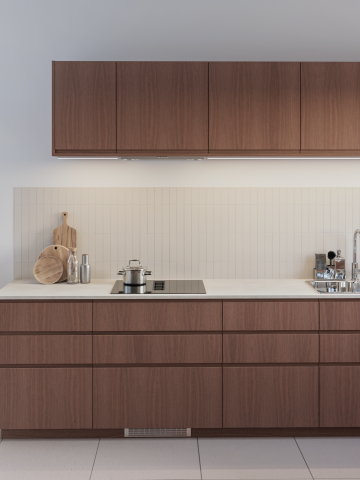 plum living Kitchen Natural Walnut