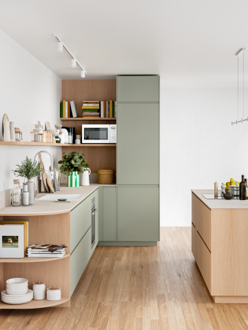 plum living Cuisine Chêne naturel, Stone