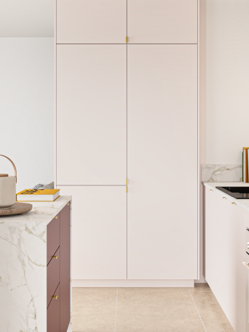 plum living Küche Beige 01 - Beige rosé