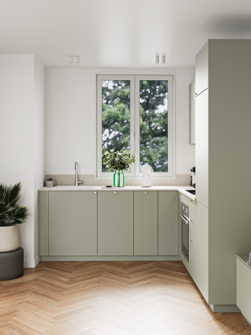 plum living Kitchen Green 05 - Stone