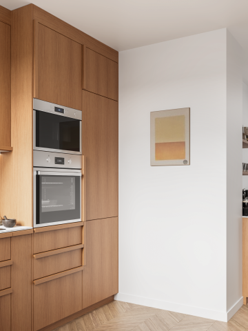 plum living Kitchen Honey oak