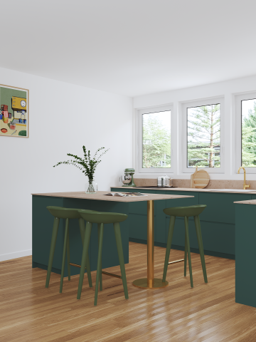 plum living Kitchen Green 13 - Canopée