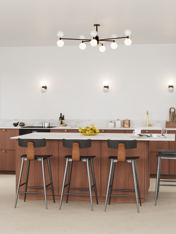 plum living Küche Walnuss Natur