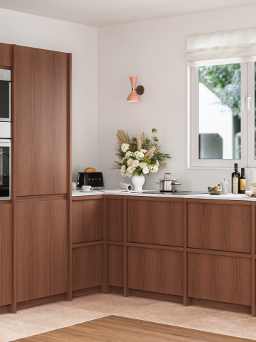 plum living Küche Walnuss Natur