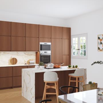 plum living Kitchen Natural Walnut