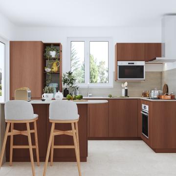 plum living Kitchen Natural Walnut