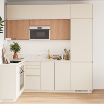plum living Kitchen Natural Oak, Beige 04 - Lin