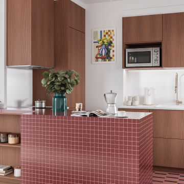plum living Kitchen Natural Walnut