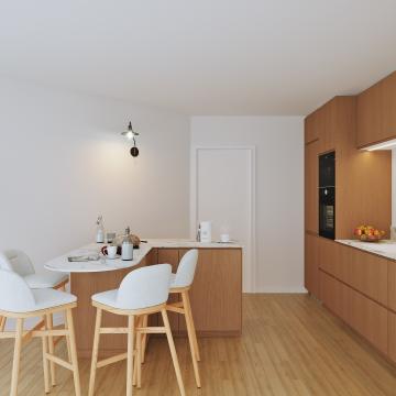 plum living Cuisine Chêne miel