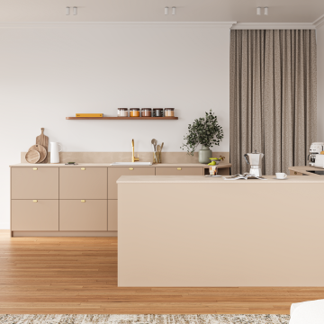 plum living Küche Beige 03 - Moka