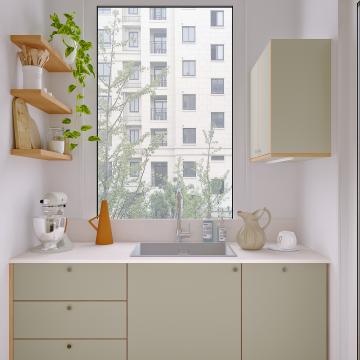 plum living Kitchen Green 11 - Clay