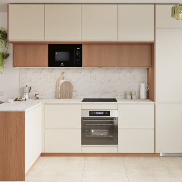 plum living Kitchen Natural Oak, Beige 05 - Ivoire