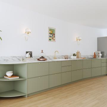 plum living Küche Grün 05 - Stone