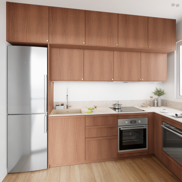 plum living Cuisine Noyer naturel, Moka, Lin