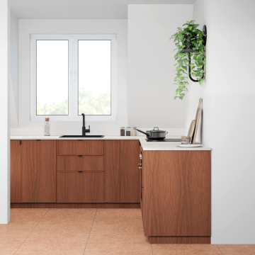 plum living Kitchen Natural Walnut