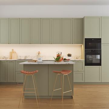 plum living Kitchen Green 05 - Stone