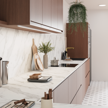 plum living Cuisine Noyer naturel