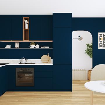plum living Kitchen Blue 02 - Bleu nuit
