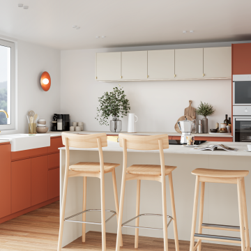 plum living Kitchen Beige 05 - Ivoire, Red 06 - Fauve