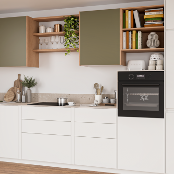 plum living Cuisine Blanc pur, Moss