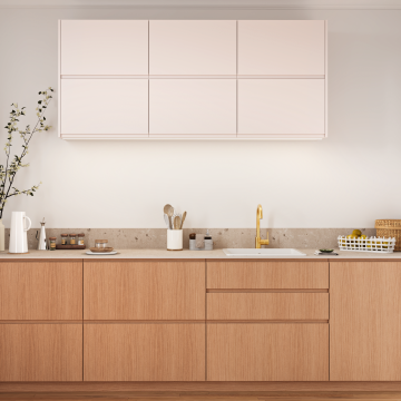 plum living Kitchen Natural Oak, Beige 01 - Beige rosé