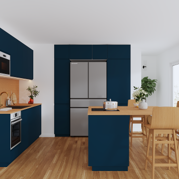 plum living Kitchen Blue 02 - Bleu nuit