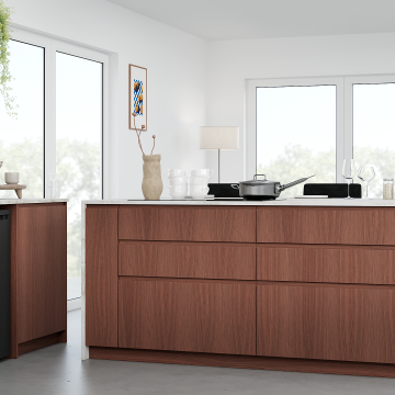 plum living Küche Walnuss Natur