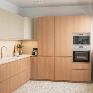 plum living Kitchen Natural Oak, Beige 04 - Lin