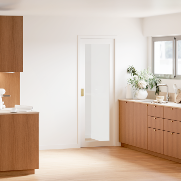 plum living Kitchen Honey oak