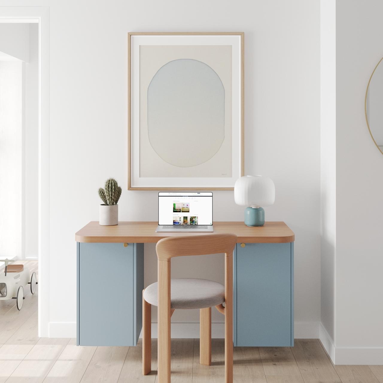 Description de l'image (ex: Bureau et chaise)