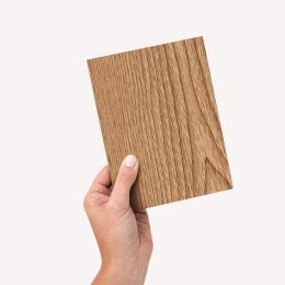 Frontmuster einzeln 15x20cm | Glattes Design | Laminat - Wood