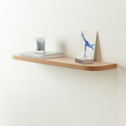 Étagère Double curved 22x90cm · chêne naturel