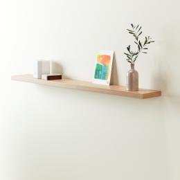 Square floating shelf 16x120cm | Natural Oak